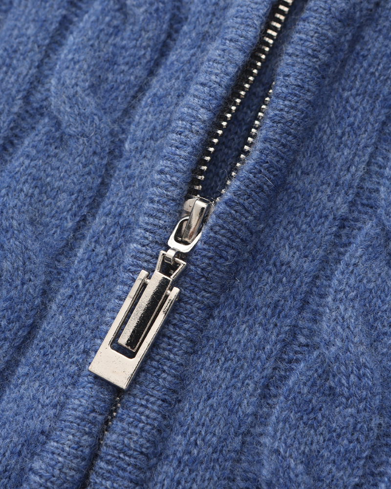 Classic 100% Cashmere Half Zip